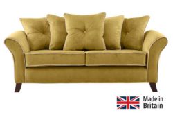Collection Daisy Large Sofa - Lime with Cream